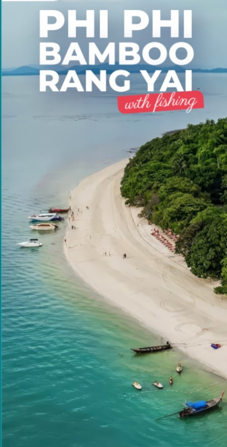 Rang Yai beach from the supplied tour brochure